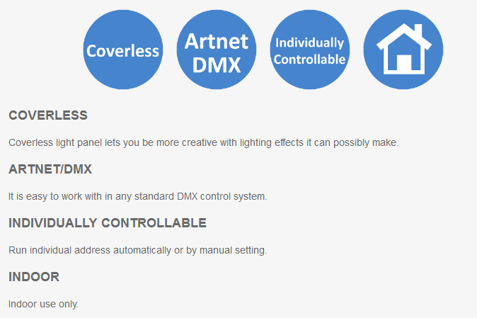 RGB DC24V LED Light Panel