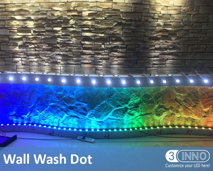 طاقة عالية أدى الإضاءة متعدد الألوان DMX دوت الصمام DMX أغسل الجدار الضوء عالية الطاقة LED بكسل 3 وات بكسل DC24V الخفيفة بكسل عالية الطاقة LED الجدار LED الغسالة بكسل الجدار أضواء DMX الجدار غسالة